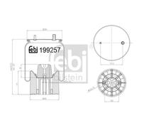FEBI BILSTEIN 199257 Boot, air suspension