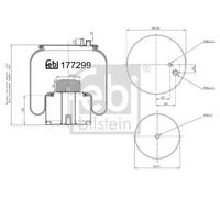 FEBI BILSTEIN 177299 Boot, air suspension