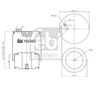 FEBI BILSTEIN 184254 Boot, air suspension