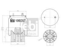 FEBI BILSTEIN 199257 Boot, air suspension