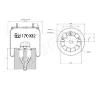 Air Suspension Boot FEBI 170932