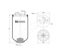 Air Suspension Boot FEBI 20422