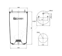 Febi 20481 Air Spring Standard Durable High Performance Premium Quality