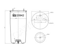 Air Suspension Boot FEBI 20942