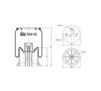Air Suspension Boot FEBI 39418