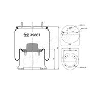 Air Suspension Boot FEBI 39861