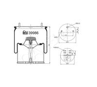 FEBI BILSTEIN 39986 Boot, air suspension