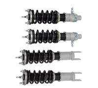 Air Suspension For Civic EK EJ 1996-2000 24 Ways Adjustable Damper Shock Absorber Gray Coilover Kits Shock Absorber Strut