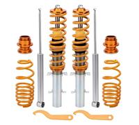 Air Suspension Shock Absorber For VW For Jetta For MK4 1999-2004 | Adjustable Coilover Kit Coilovers Suspension Shock Absorbers Lowering Kit