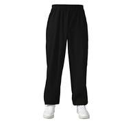Air Swimmers Martial Art Clothing | Unisex Chinese Traditional Uniforms for Tai Chi and Meditation | Pants Made by Cotton and Linen | Daily Wear for Yoga and Pilates (A,L)