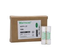 Air switches 100Pcs PV Solar Fuse 1000V DC 10 * 38mm 1A 3A 5A 10A 15A 20A 25A 30A for Photovoltaic Power System (Size : 30A)