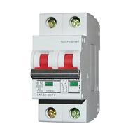 Air switches 10pcs Circuit Breaker 2P dc 25a 32a 40a 50a 63a DC500V SOLARB Solar photovoltaic Solar dc Switch (Size : 6A)