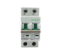 Air switches 10pec 2 Pole 25a 32a 40a 50a 63a DC550V MCB DC Circuit Breaker Solar Photovoltaic Solar Dc Switch (Size : 50A)
