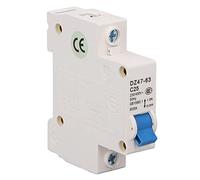 Air switches 1P Circuit Breaker 25A MCB Mini Circuit Breaker 6000A Breaking Capacity 230V 400V Miniature Circuit Breaker DIN Rail Mount