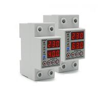 Air switches 1Pcs 40A 63A 230V Din Rail Adjustable Over Voltage and Under Voltage Protective Device Protector Relay Over (Size : 63A)