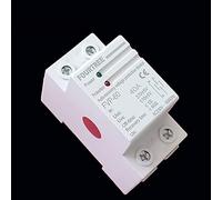 Air switches 1Pcs Self-Recovery Reconnect Over and Under Voltage Protective Device Protection Relay 32 40 50 60A FVA C220V Din Rail (Size : 50A)