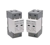 Air switches 1PCS Solar Surge Protector DC SPD 2P 500V 600V 800V 1000V Outdoor Power Arrester Lightning Protection Device (Color : 20-40ka, Size : DC 600V)