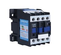 Air switches 3 Phase electronic starter Magnetic Contactor Relay, 12A 3P 3 Pole 1NO AC 24V 110V 220 Volts 380V Coil CJX2-1210 35mm Din Rail Mounting