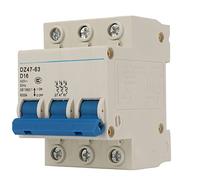 Air switches 3P Automatic Circuit Breaker 63AMiniature Circuit Breaker Flame Retardant Housing 400V Short Circuit Protection Switch for Office Building