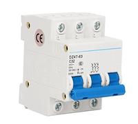 Air switches 3P Circuit Breaker 400V 32A Miniature Circuit Breaker DIN Rail Mount 6000A Breaking Capacity for Home