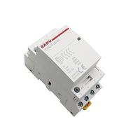 Air switches 4P 16-25A AC 220V 230V 50/60Hz Din Rail Household AC Modular Contactor Switch Controller 4NO 4NC 2NO 2NC Smart Home House Hotel (Color : 20a, Size : 4NC-110V)