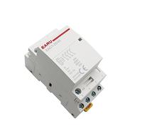 Air switches 4P 16-25A AC 220V 230V 50/60Hz Din Rail Household AC Modular Contactor Switch Controller 4NO 4NC 2NO 2NC Smart Home House Hotel (Color : 25a, Size : 4NO-220V)