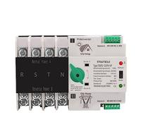 Air switches 4P 4 Phase Din Rail ATS PV Inverter Dual Power Automatic Transfer Selector Switches Uninterrupted 63A 100A 125A Photovoltaic) (Color : 100a(pv), Size : 4P)