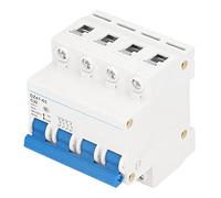 Air switches 4P PA66 Mini Circuit Breaker 400V 32A Miniature Circuit Breaker Breaking Capacity 6000A DIN Rail Mount Overcurrent Protector for Electrical Systems