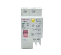 Air switches 50 Pcs MCB 230V 1P+N 2P+N 3P+N Residual Current Circuit Breaker with Over and Short Current Leakage Protection Breaker (Color : 63a, Size : 1P N)