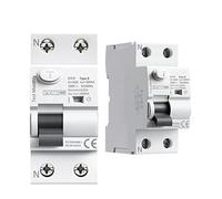 Air switches B Type Residual Current Circuit Breaker DC 2P 4P 40A 63Amp 30mA 100mA 300mA Type B 6KA 1Pcs (Size : 2P 63A 30mA)