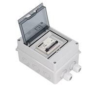 Air switches Circuit Breaker, 1000V DC Disconnect Switch Flame Retardant IP65 2P for Solar Photovoltaic System