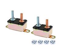 Air switches Circuit Breaker 2 Pcs Auto Reset Circuit Breaker 50 AMP DC 12V Fuse Dual Battery Car Caravan Boat HD