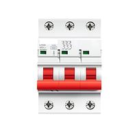 Air switches Circuit Breaker 3 Phase MCB 6a 10a 16a 20a 25a 32a 40a 50a 63a 220V Mini Circuit Breaker C Curve (Color : 25a, Size : 3 Pole C Curve)