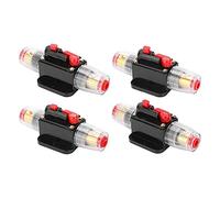 Air switches Circuit Breaker Car Circuit Breaker Circuit Breaker Red Copper Phenolic Resettable Fuse Protector for Car Audio System (Size : 80A)