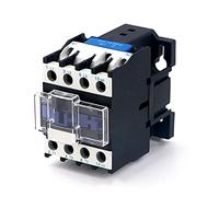 Air switches Circuit Breaker CJX2-2510.Permanent Electromagnetic Switch 3 Phase 3 Pole Silver 24-380V 50/60Hz DIN Rail Relay AC.Protect (Color : 24v)