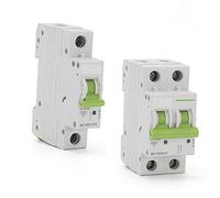 Air switches Circuit Breaker Curve C MCB 1P 2P 1A 6A 10A 16A 20A 25A 32A 40A 50A 63A Miniature Circuit Breaker 6ka 110V/230V 50/60Hz with Ce.Certification (Color : C20, Size : 2)