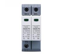 Air switches Circuit Breaker DC SPD 2P 600V 800V 1000V 20KA~40ka DIN Rail Solar Outdoor Power Protection Protection Device Surge Protector Surge (Size : DC 1000V)