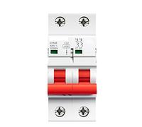 Air switches Circuit Breaker Double Bar Din Rail MCB 4.5ka Miniature Circuit Breaker 6 3a ac Typ (Color : 50a, Size : 2 Pole C Curve)