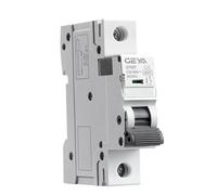 Air switches Circuit Breaker Gym9 1p 6ka Capacity Breaking MCB Din Rail 22 0V 400V Mini Circuit Breaker 6a-63a AC Typ (Color : 6a, Size : 1 Pole C Curve)