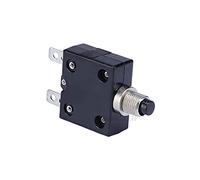 Air switches Circuit Breaker Reset Thermal Switch 10A 15A 20A 25A 30A 40A 50A Overload Protection Circuit Breaker Overload Protector (Color : 15a, Size : Black Button)