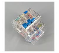 Air switches Circuit Breaker Transparent DZ47LE 2P 32A 230V~ 50HZ/60HZ Residual Current Circuit Breaker with Over Current and Leakage Protection RCBO