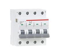 Air switches DC 1000V MCB Mini Circuit Breaker DC 6A 10A 16A 20A 25A 32A 40A 50A 63A 4 Poles 1Pcs (Size : 50A)
