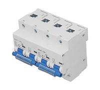 Air switches Dual Power Manual Transfer Switch, Simple Installation Flame Retardant 10KA Breaking Capacity AC450V Interlock Circuit Breaker Impact Resistant for Bank (Size : 125A)
