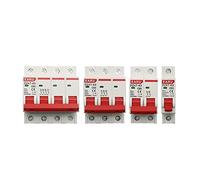 Air switches DZ47 1-4 Pole 3A/6A/10A/16A/20A/32A/40A/50A/63A 400V C Type Mini Circuit Breaker MCB 35mm Din Rail Mount Breaking Capacity 6KA (Color : 63a, Size : 2)