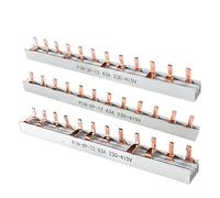 Air switches Fork Type Copper Busbar for Distribution Box Circuit Breaker MCB 63A Connector Busbar Connection 1Pcs (Size : Pin Type 1P 6way)