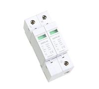 Air switches GSP8 2Pole Surge Protector 220V Din Rail SPD AC275V AC385V 400V 440V 40KA SPD House Surge Protector1Pcs (Size : 2P SPD AC385V 40KA)
