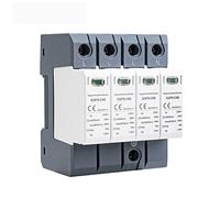 Air switches GSP9 4Pole Surge Protector 20KA-40KA SPD AC275V AC385V 400V 440V SPD House Surge Protector 1P+N Rail 1Pcs (Size : 4P AC400V 40KA)