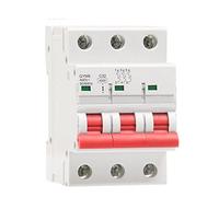 Air switches GYM8 3P Rail MCB 6A 10A 16A 20A 25A 32A 40A 50A 63A 220V Mini Circuit Breaker 1Pcs (Color : 25a, Size : 3 Pole C Curve)