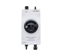 Air switches Isolator Switch Rotary Disconnect 1500V 32Amp Solar Electrical with 2 Pairs Solar Connectors for DC Power System