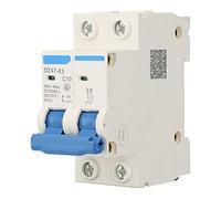 Air switches Mini Circuit Breaker, Electroplated Rustproof Miniature Breaker Easy Installation for Bus Box for Solar for Power Generation System (Color : 10a)